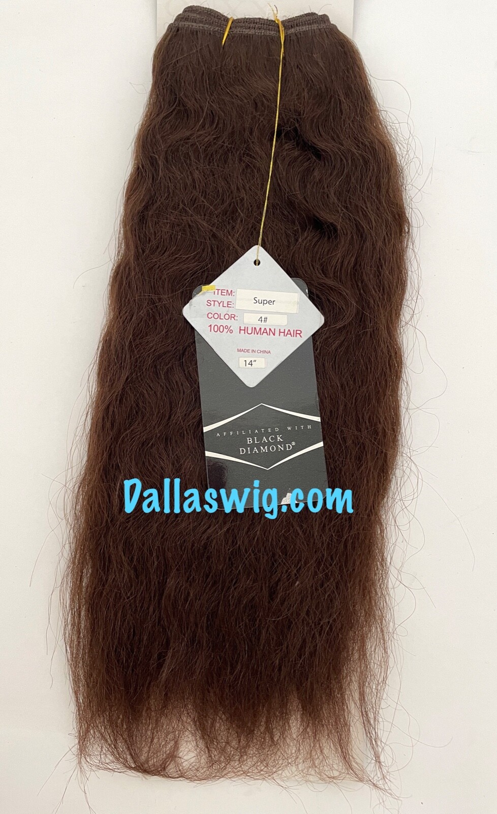 SALE Onyx Black Diamond 100% Natural Coarse Thick Weaving Hair 14″ ONE Bag