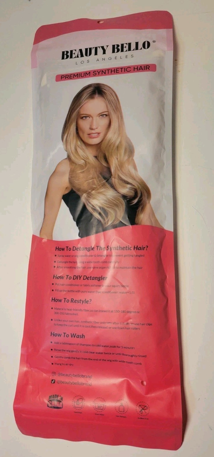 NEW Beauty Bello Hair Extensions Honey Blonde