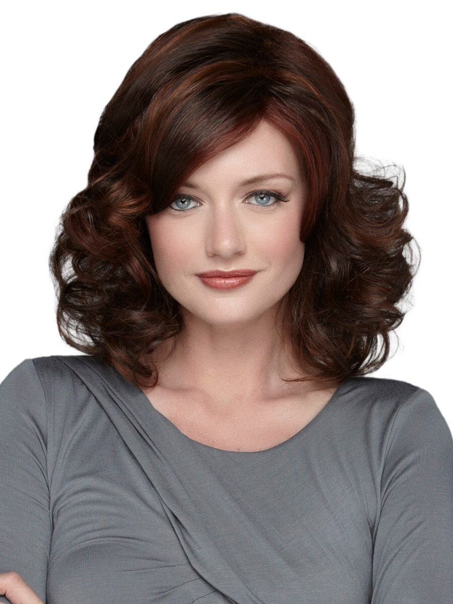 CASUAL CURLS Wig by TRESSALLURE *ANY COLOR* Heat Friendly, MonoPart +Lace Ft NEW