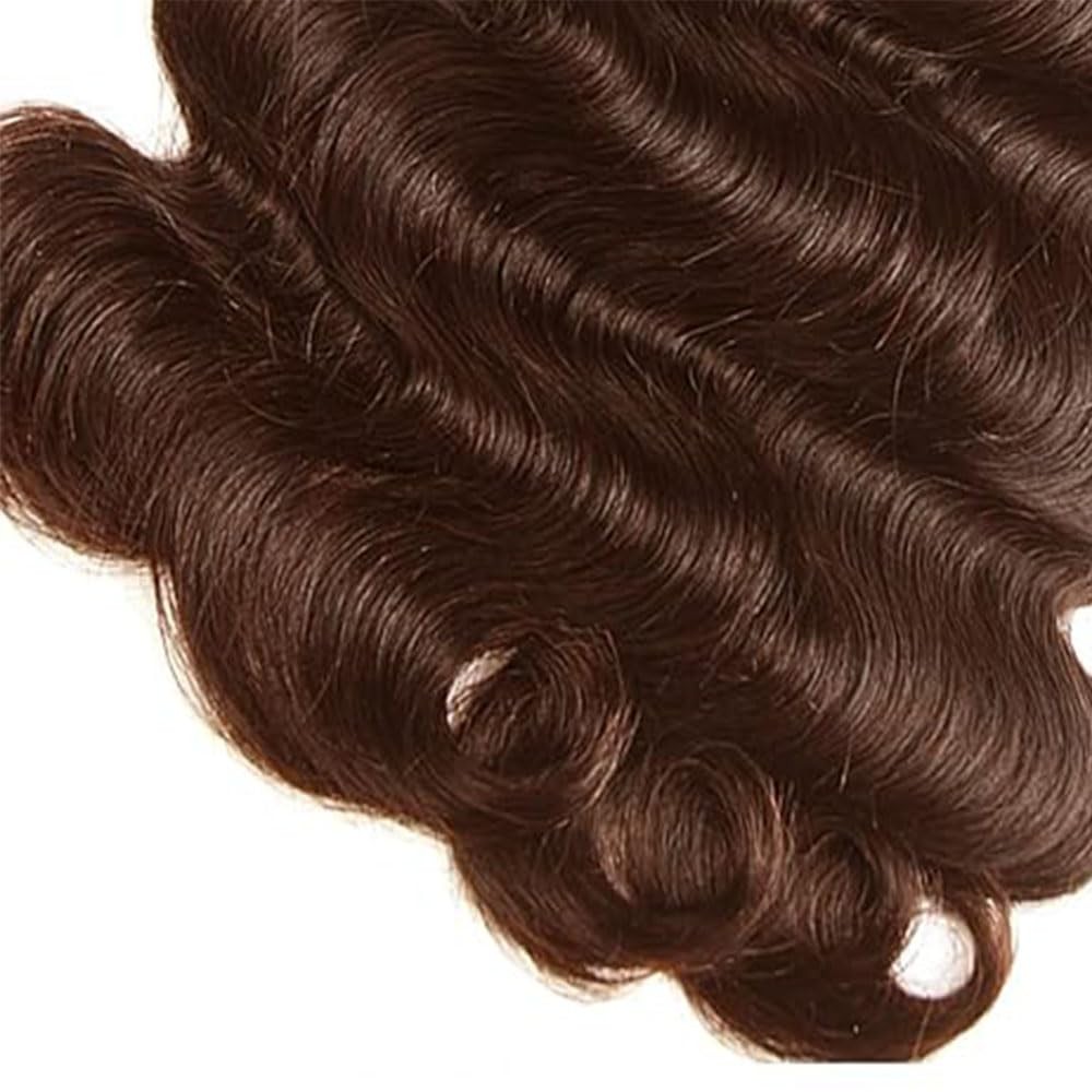 Labamiya Body Wave Human Hair Bundles Chocolate Brown 14 16 18 Inch Color 4