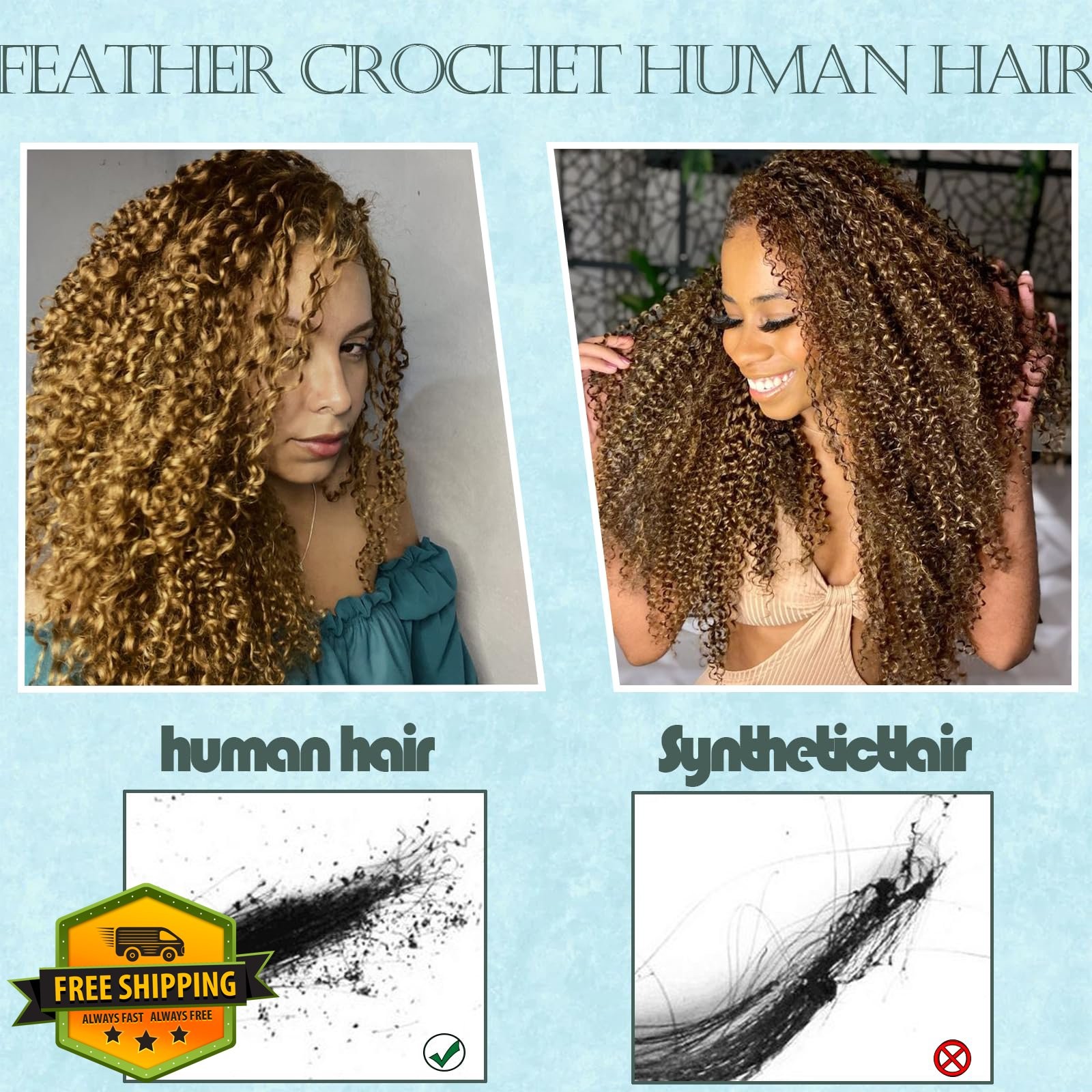Ltredky 18 Inch 120g 4/27 Highlight Ombre Crochet Hair