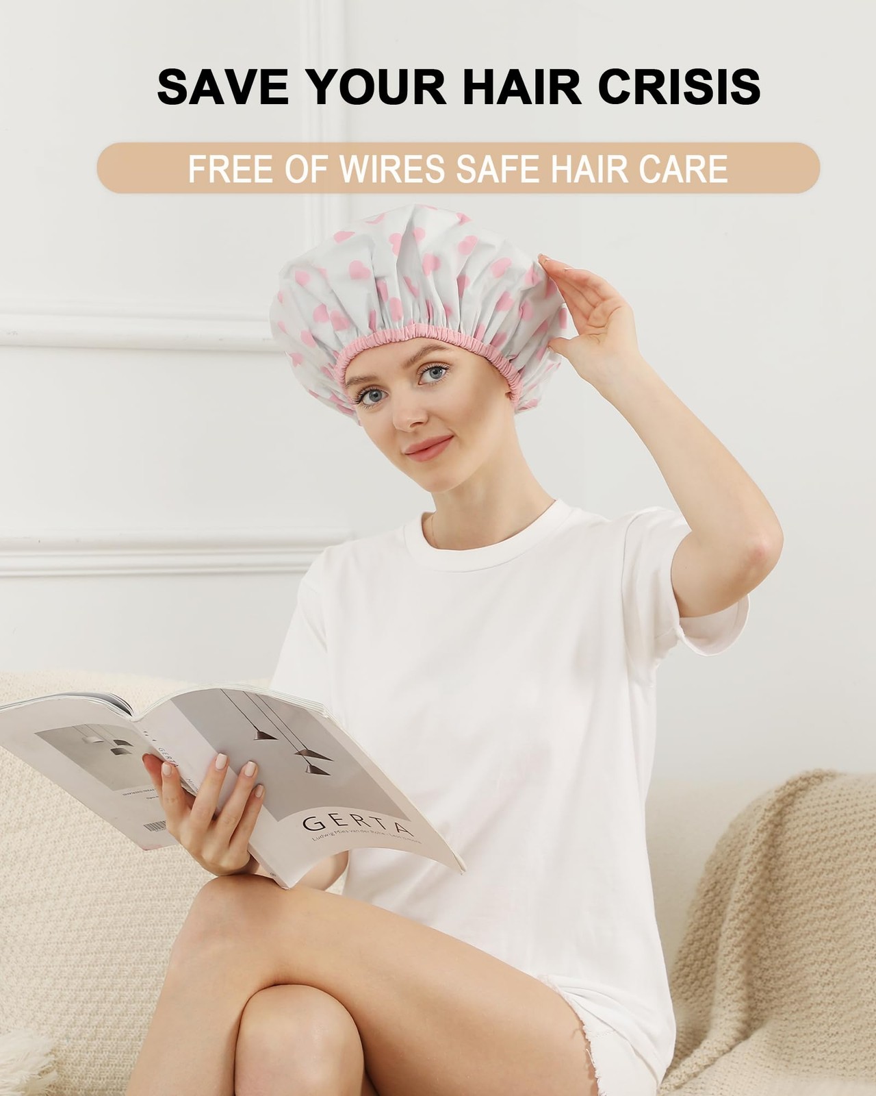 YIZIJIZI 2 Pieces Heat Cap for Deep 12.6 *12.6*0.8 Inch, White pink