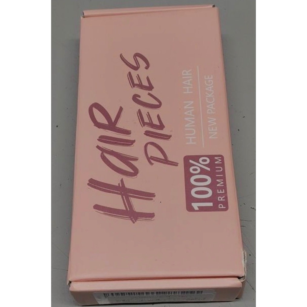 Rich Choices 100% Human Hair Topper with Bangs 14 Inch Chocolate Brown #2R