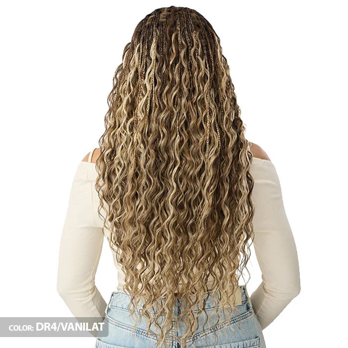 Outre 100% Full Hand Tied Glueless HD Lace Wig – BOHO MERMAID BOX BRAID 32″
