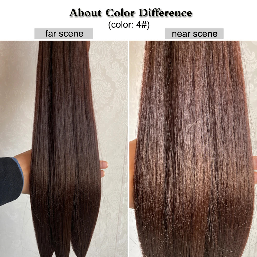 Black Brown Blonde Braided Ponytail Extensions Synthetic Fake Hair For Women
