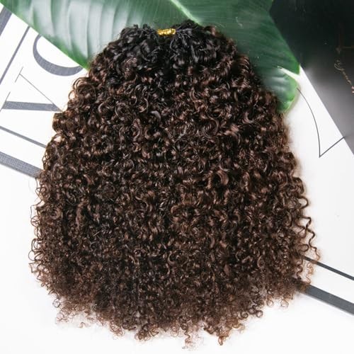 YWIGS #T1B/4 Feather Crochet Human Hair Multi 18″ #T1B/4-1 Pack (100 Strands)