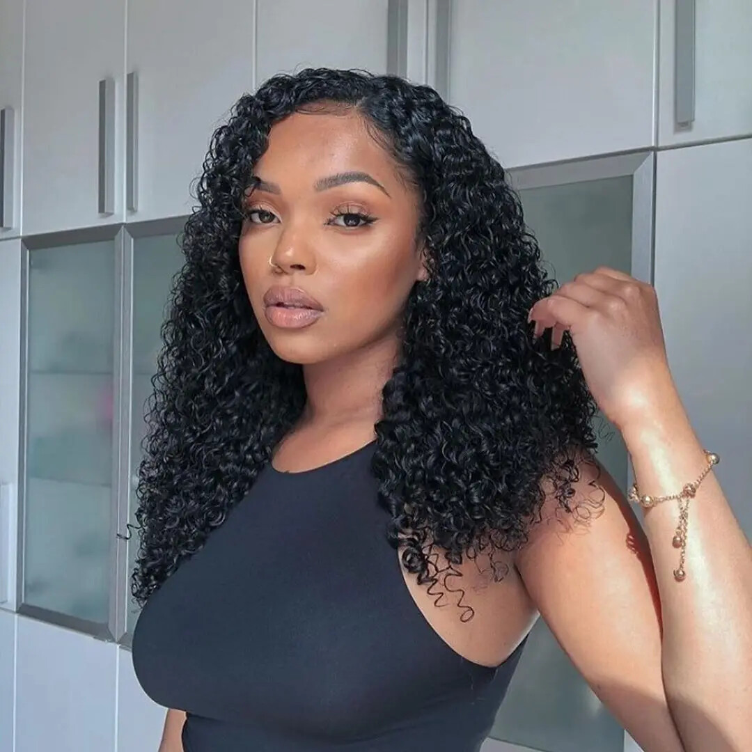 10A Small Spirals Curly Bundles Unprocessed Kinky Curly Human Hair Deep Virgin