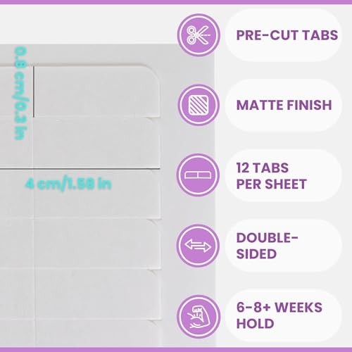 Extra Hold Double Sided Hair Extension Tape – 72 Tabs, Strong 6-8+ Weeks Hold