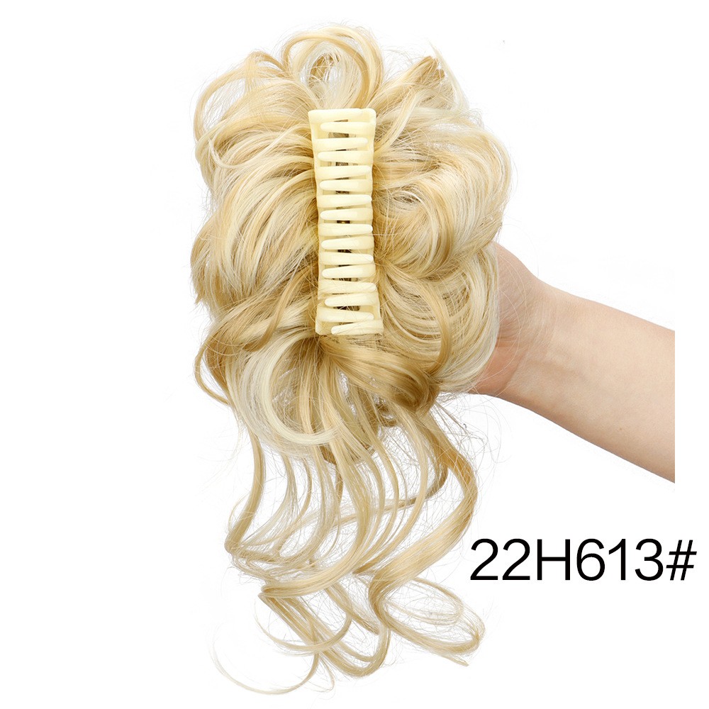 Hair Claw Clip Short Ponytail Hair Extensions DIY Bendable Metals Messy Bun