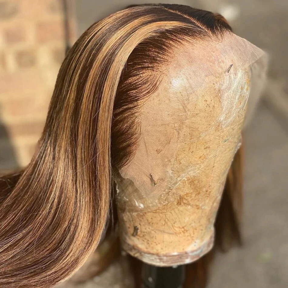 13×4 Lace Front Human Hair Wigs 4/27 13×6 HD Transparent Lace Frontal Wig