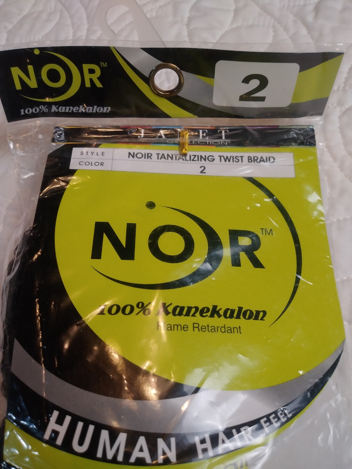 Noir 100% Kanekalon Tantalizing Twist (senegal) Braid ( Color #2) Janet Collect