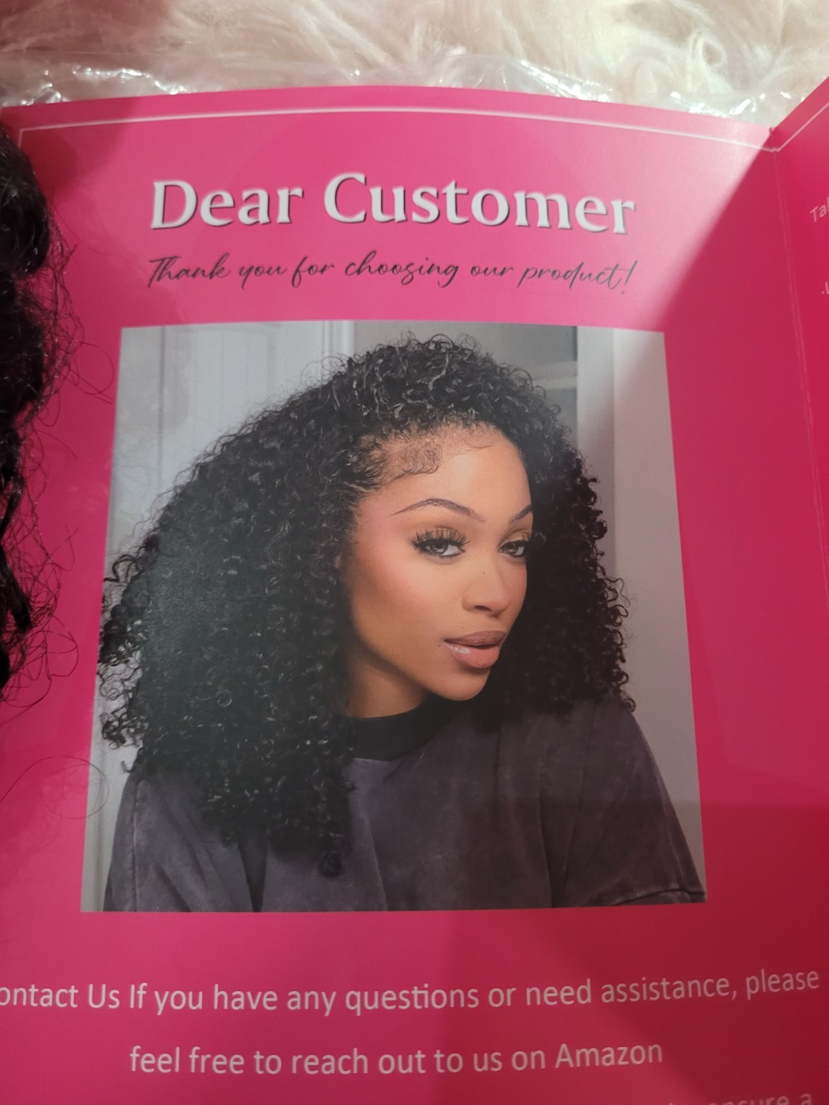 ISee V Part Kinky Curly Human Hair Wig 16″, Black New Open Box