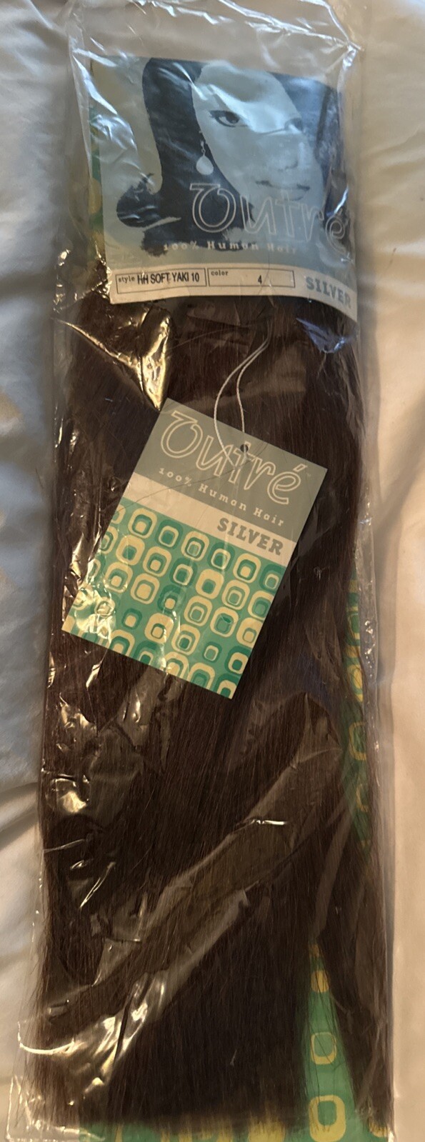 12” Outre HH Soft Yaki 10 Color 4 Straight 100% Human Hair Extensions