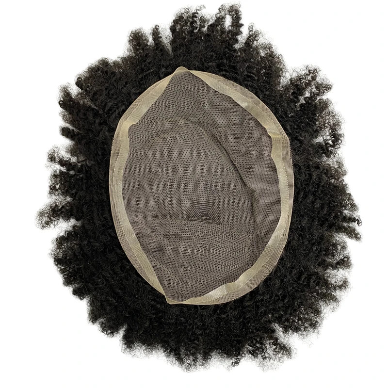 6mm Wave Hair System Full Lace Toupee for Black Men 7″x9″