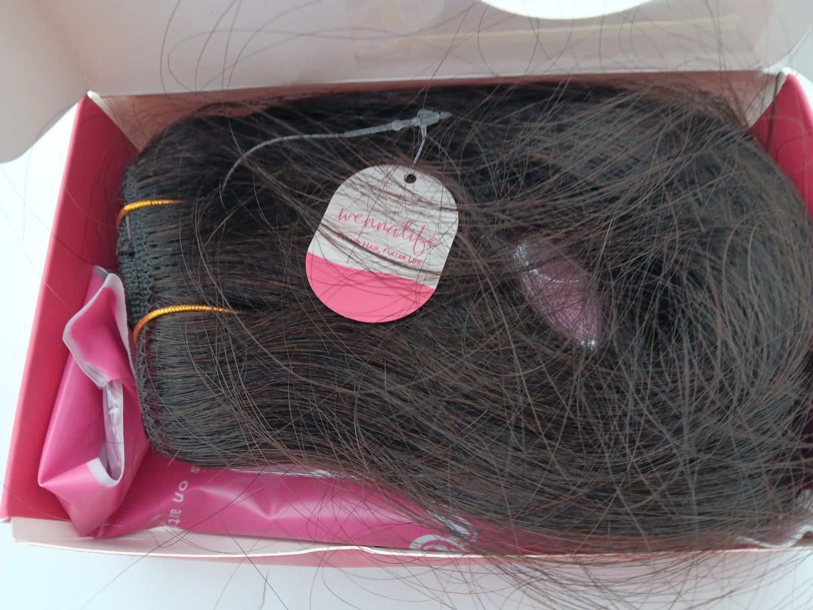 WENNALIFE | Clip In Hair Extensions | #2 Dark Brown 18″ Remy Human Hair Clip-In