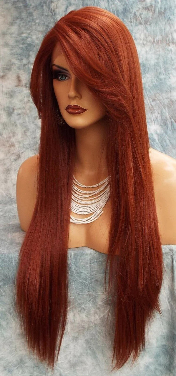 LACE FRONT C PART STRAIGHT WITH SIDE BANG WIG COLOR 130 GORGEOUS SEXY 472