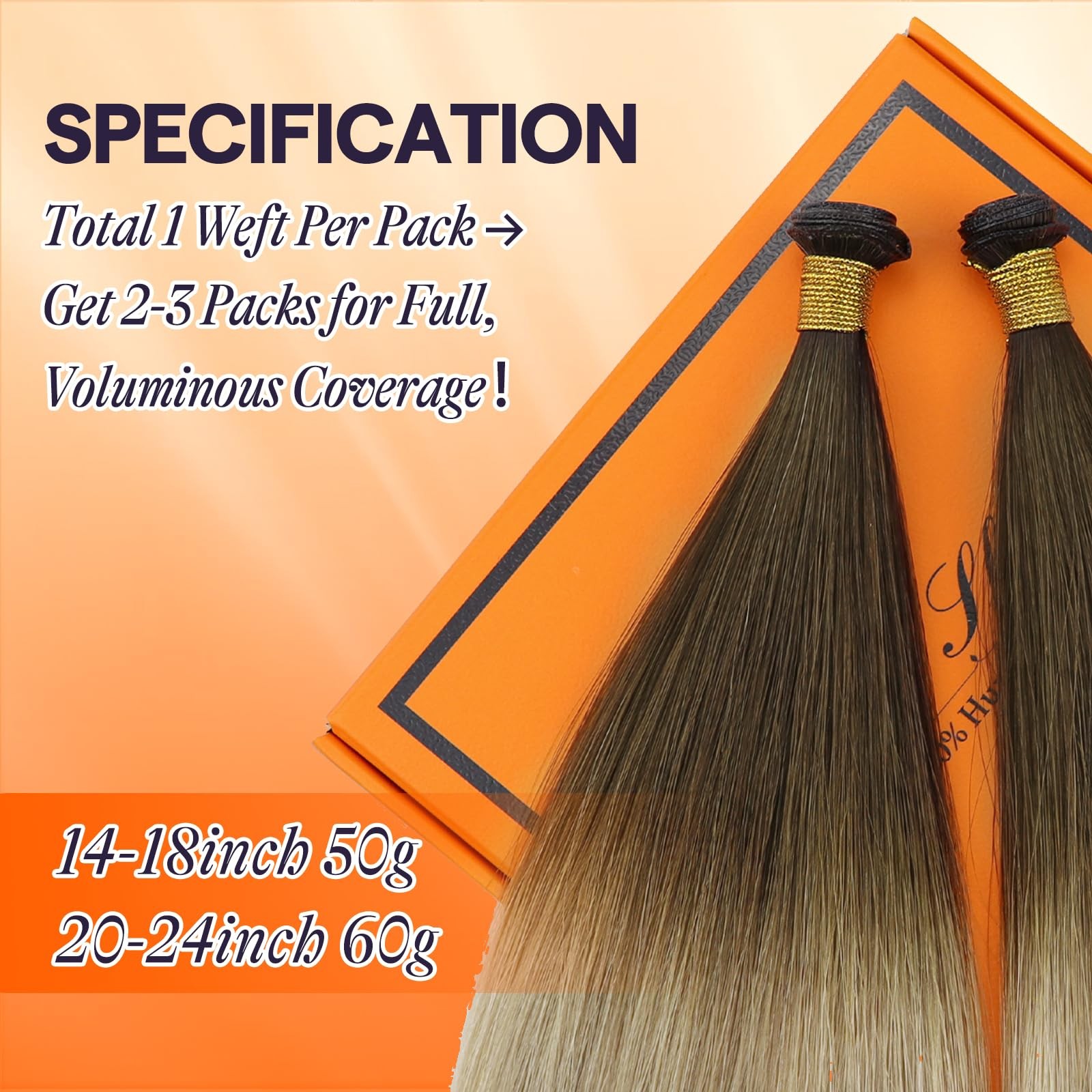 Full Shine Weft Hair Extensions Human Hair Sew In Hand Tied Weft Extensions