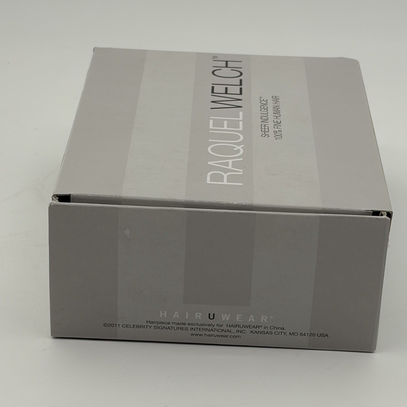 Raquel Welch Sheer Indulgence HH Bang 100% Human Hair R10 Chestnut New -Open Box