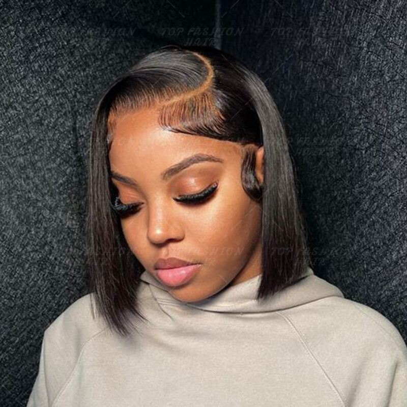 Invisible Baby Hair Lace Edge Stripes Reusable Remy Human Hair Piece Black Women