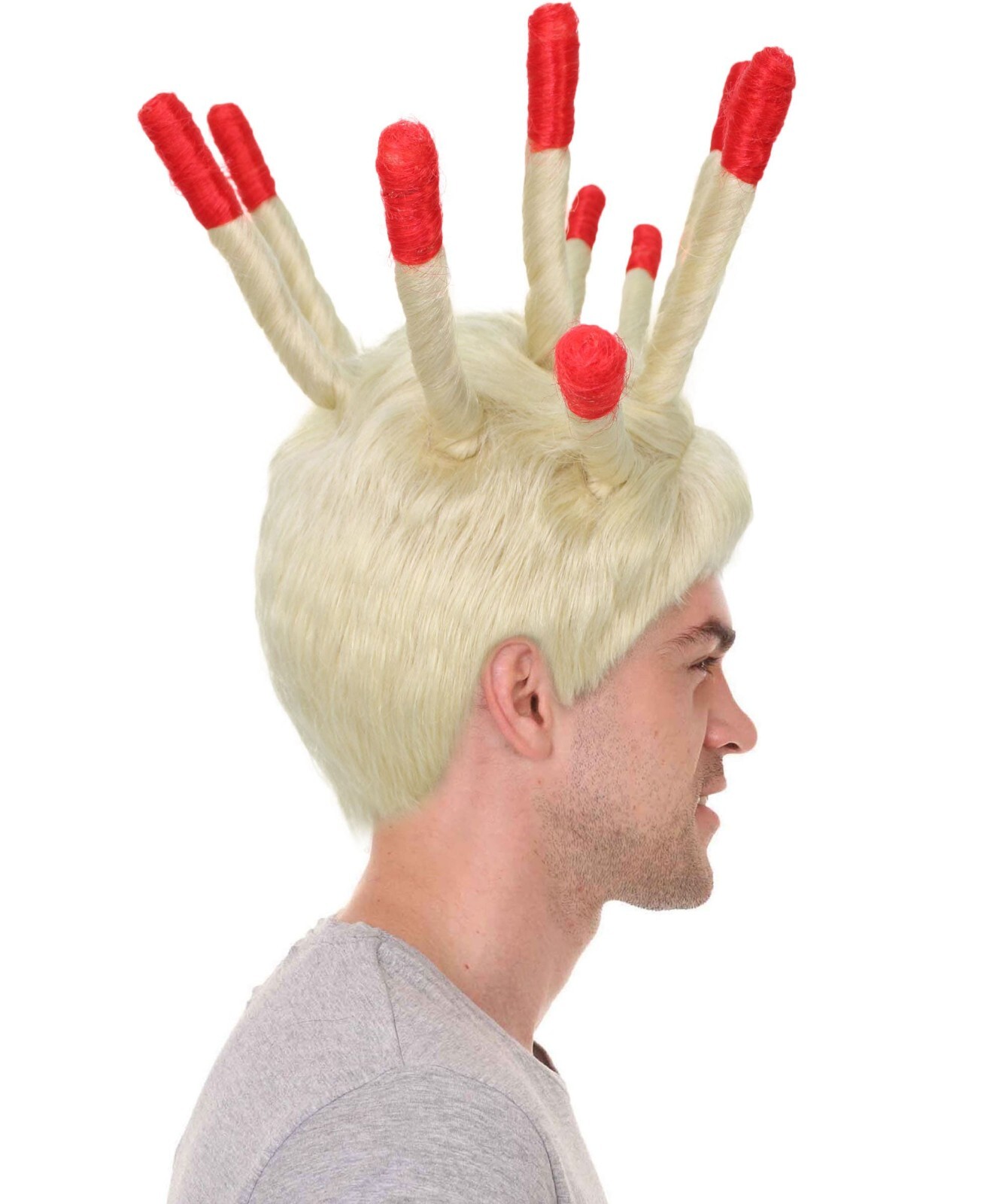 Adult Men’s TikTok Viral Twin Brothers Spiky Dreadlocks Wig, HM-1493