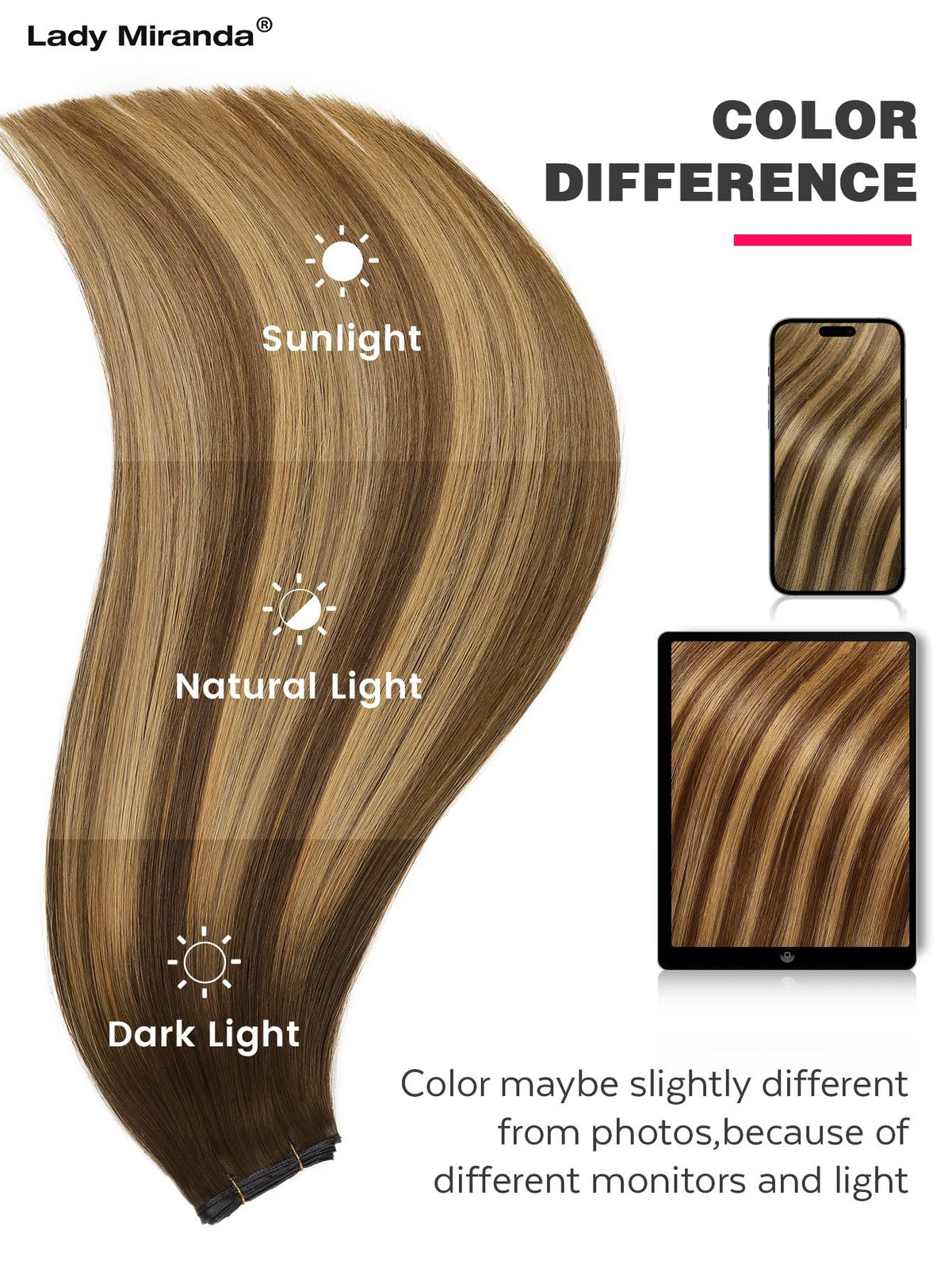 Lady Miranda 18 Inch 100G Butterfly Hair Extensions Real Human Hair Double