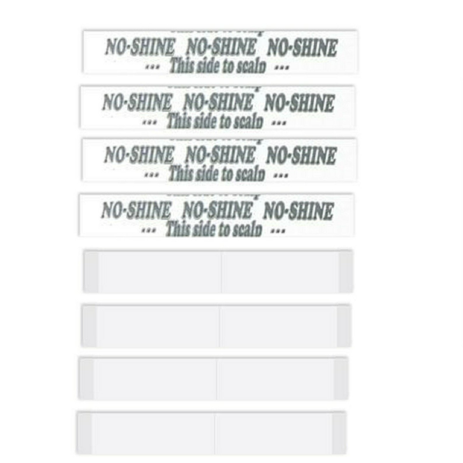Walker No Shine Bonding Double Sided Tape 1/2″ x 3″ Straight Strips 72 Pcs Wigs.