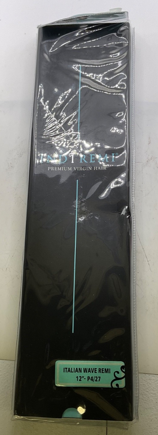 Bobbi Boss Indi Remi Premium Virgin Hair Italian Wave Remi 12″ Color: P4/27