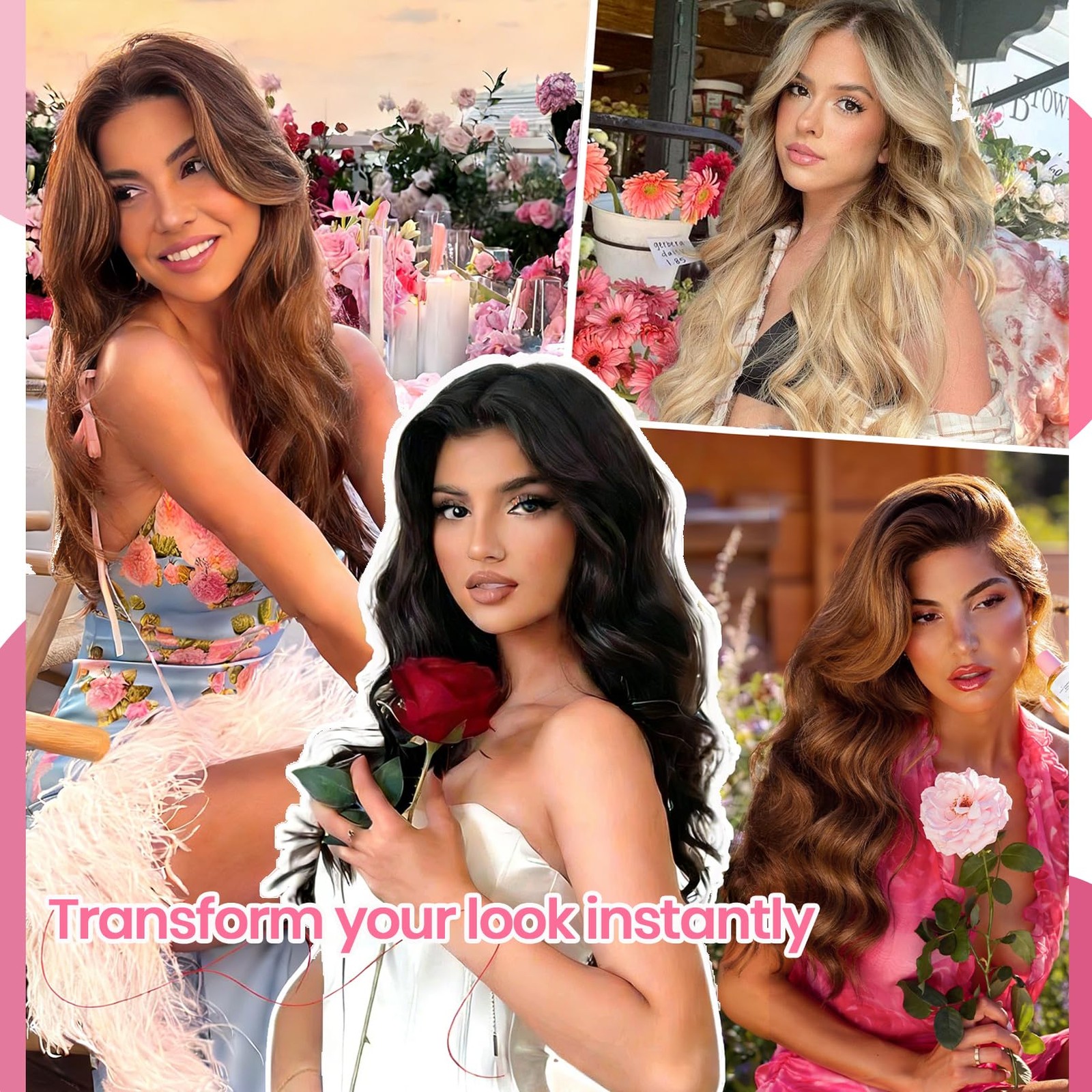 Cwrdk Clip In Hair Extensions Real Human Hair 22Inch 110G 100 Brazilian Remy