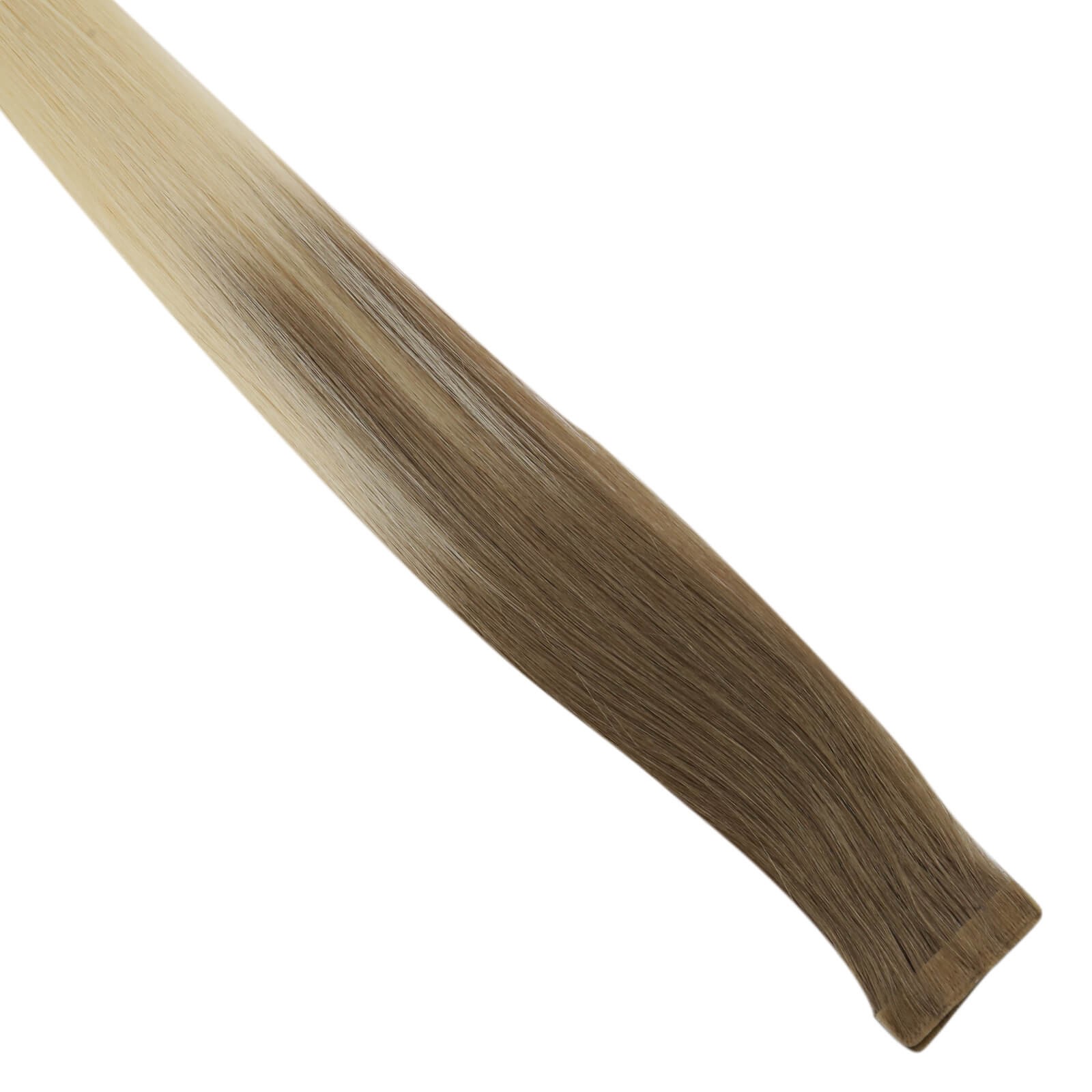 Sunny Hair TAPE-IN 22in Deep Brown/Light Blonde Remy Hair Extensions TP_BA8A 50G