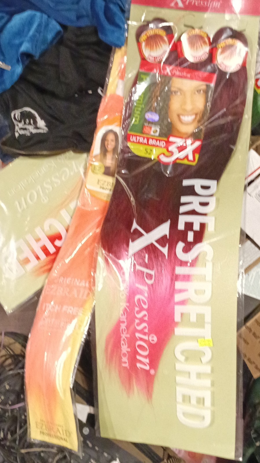 Outre X-Pression Pre-Stretched Ultra Braid 3X Party Punch Synthetic Hair 52in