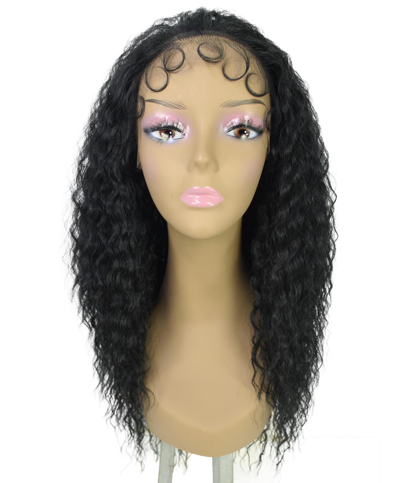LUXLUXE Deja Curly Glamour 24 in Long 13×6 Wig, Heat Resistant Fibers, 20+ Shade