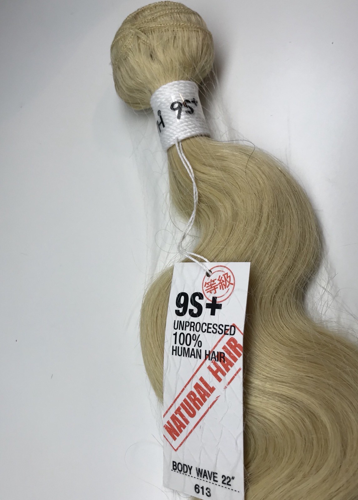 9S+ 100% Unprocessed Brazilian Virgin Remy Body Wave 22″_#613