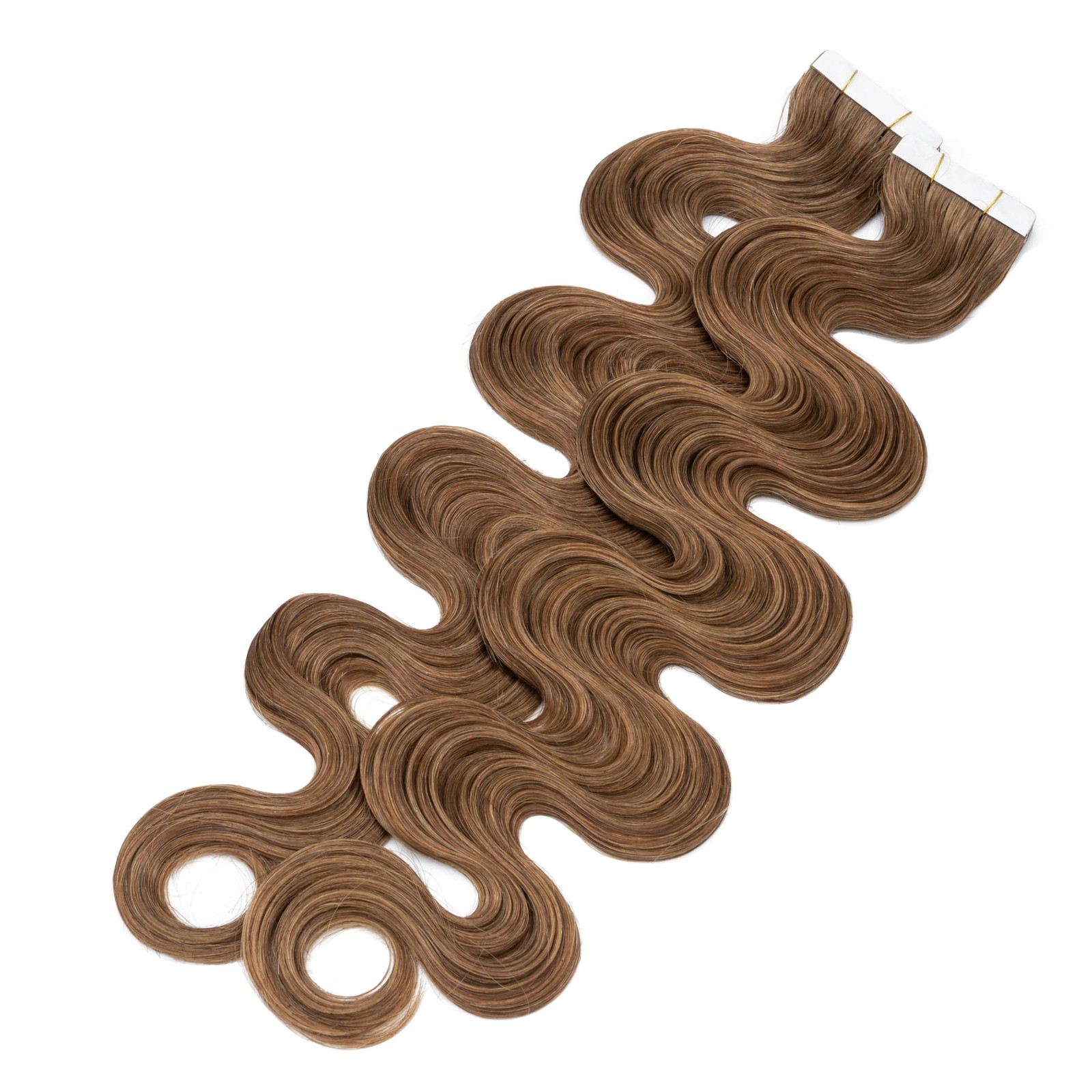 Hairro Tape In Human Hair Extensions Body Wave 24 Inch 20Pcs 50G/Pack Blondish