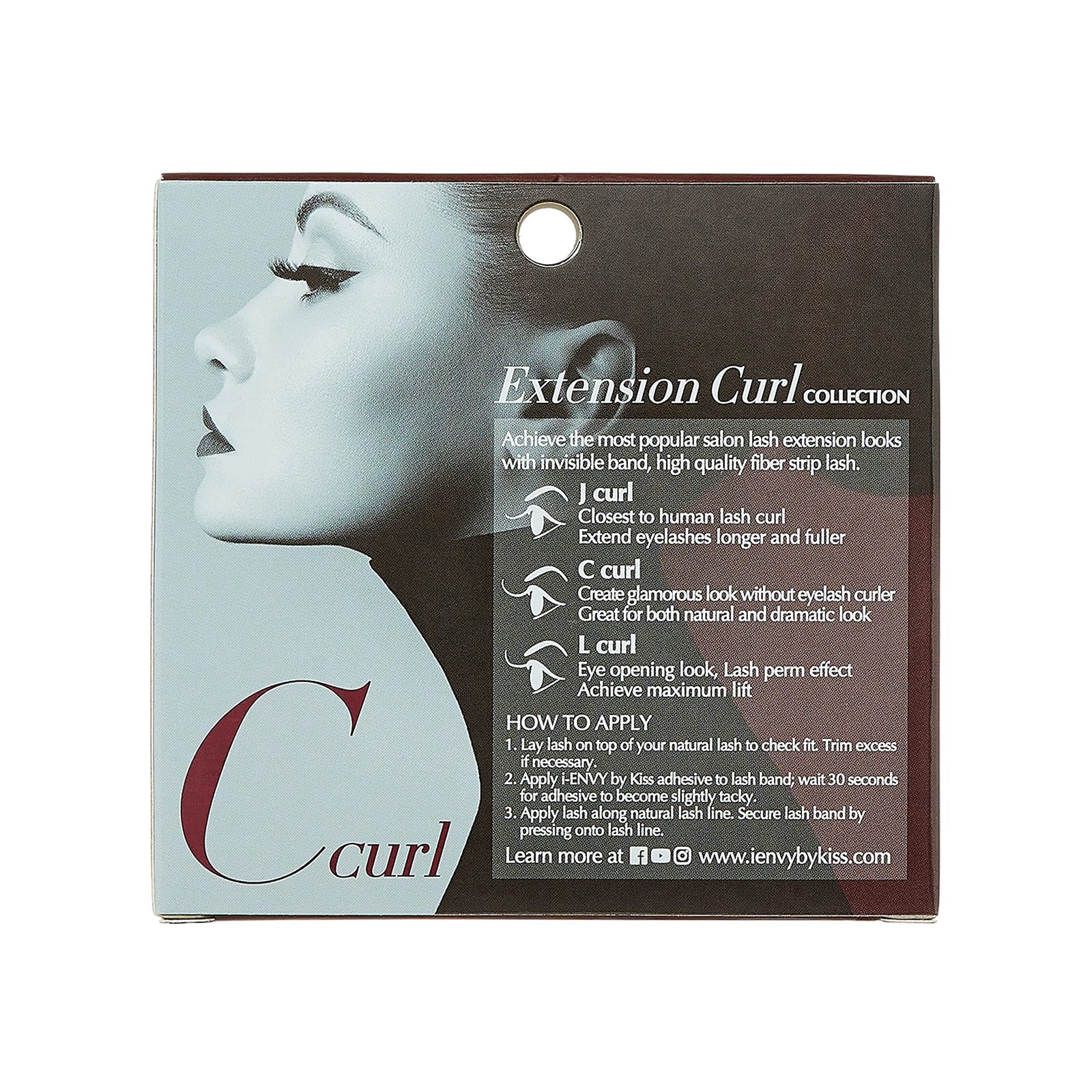 i-Envy 3 Pairs False Eyelashes Curl Natural Lashes Salon Lash Extension Effect
