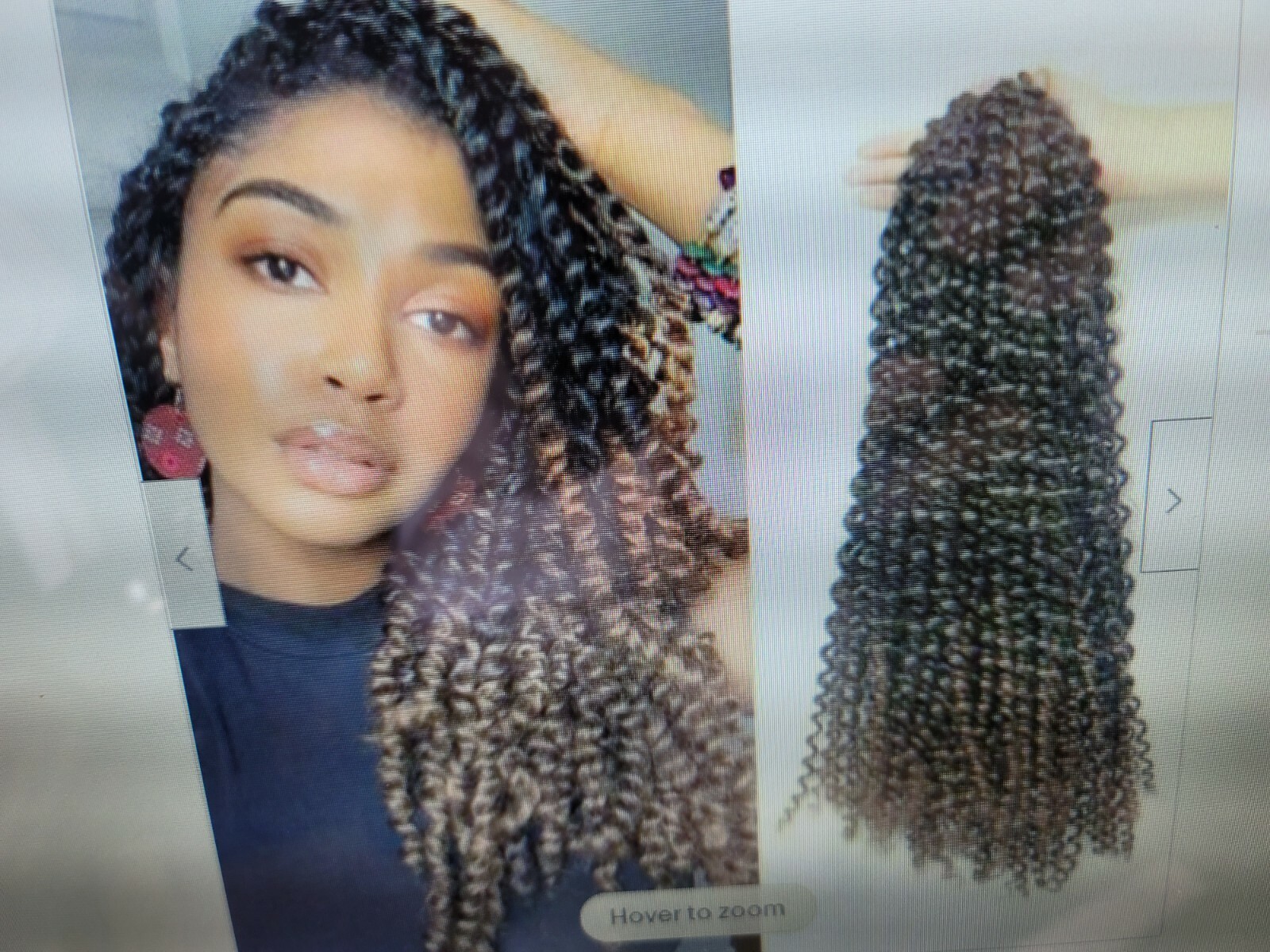 LOT 6 18″ Passion Twist Hair Water Wave Crochet Braids 18″ LOT Braids NEW