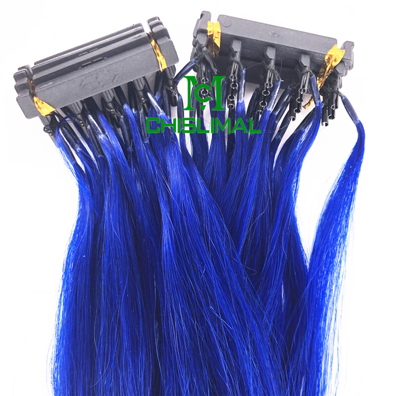 10-30Inch 6D Pre-bonded Remy Human Hair Extensions 20gram 40 Strands highlight