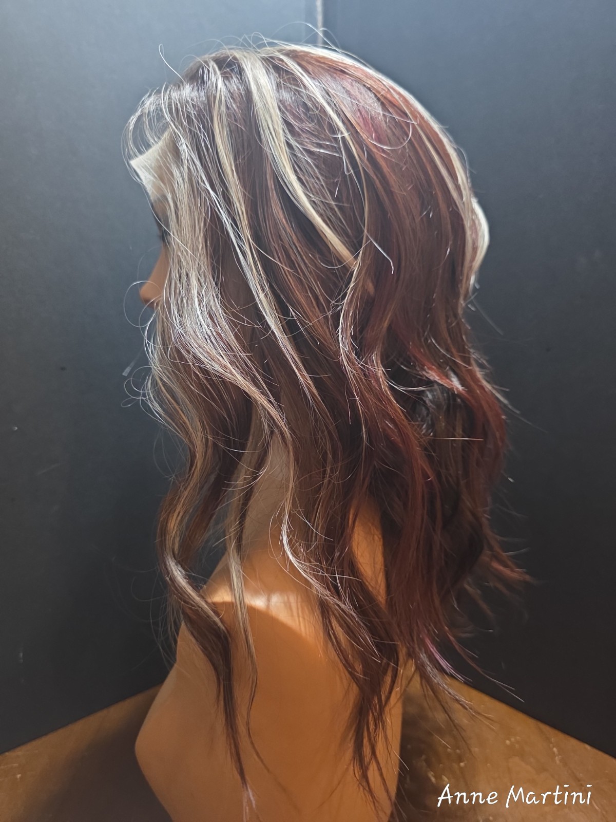 Martini WigsWomen’s Lace Front Synthetic Wavy Layered Free-Part Wig 11-20in