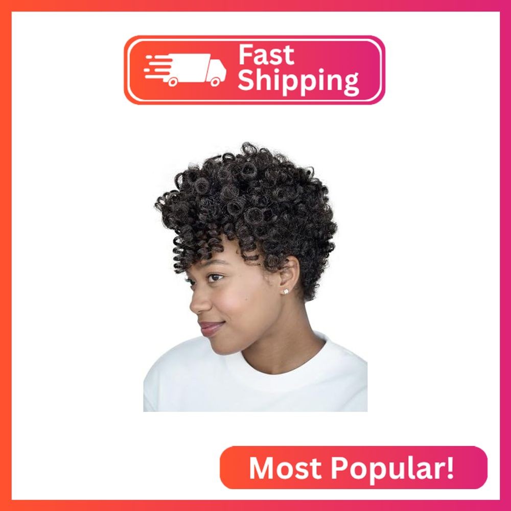 QUEENTAS 3 Packs 10 Inch 12MM Short Prelooped Synthetic Crochet Hair Extensions