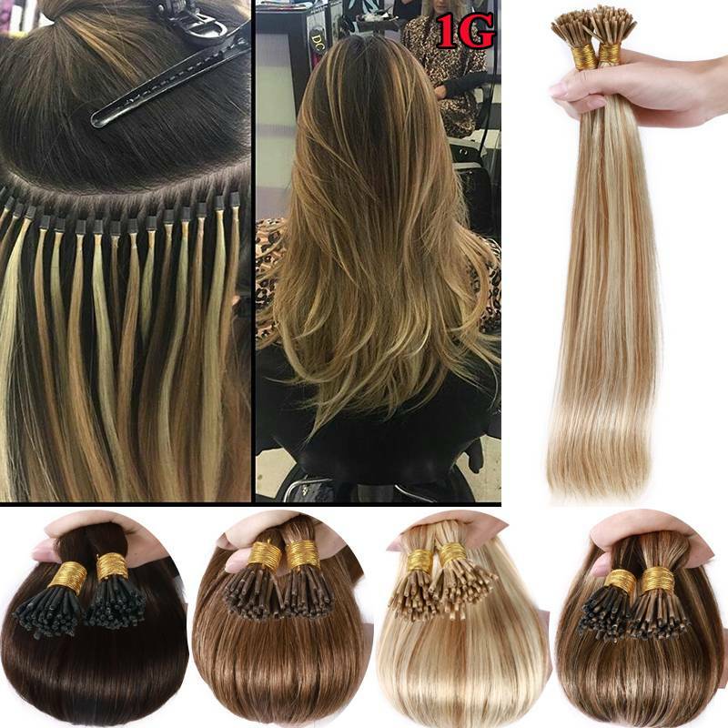 Micro Ring Bead I Tip STICK Tip 100% Remy Russian Human Hair Extensions 150G US