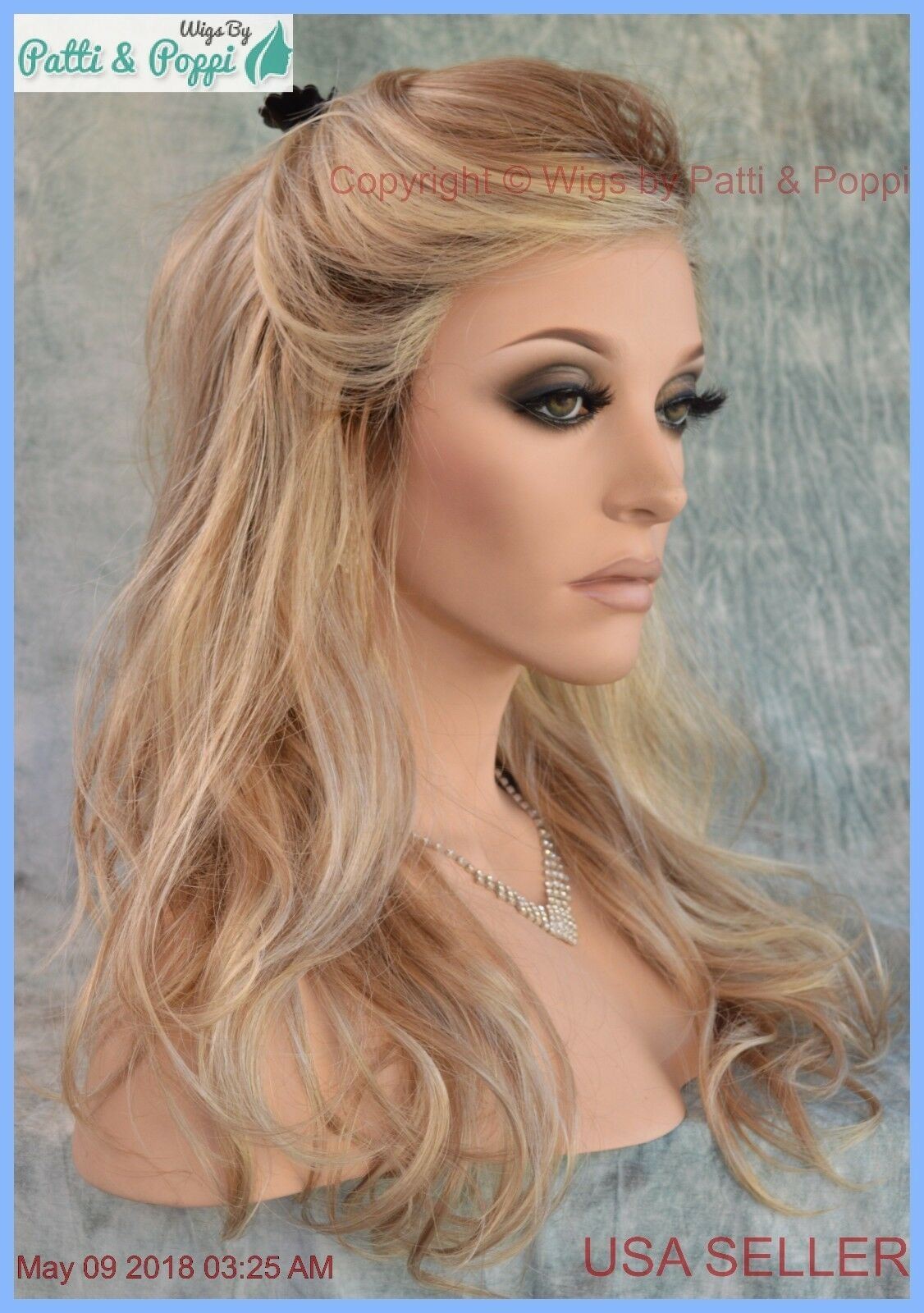 Miles of Style Lace Front Heat Friendly Monopart Wig Raquel Welch SS1488 ROOTED
