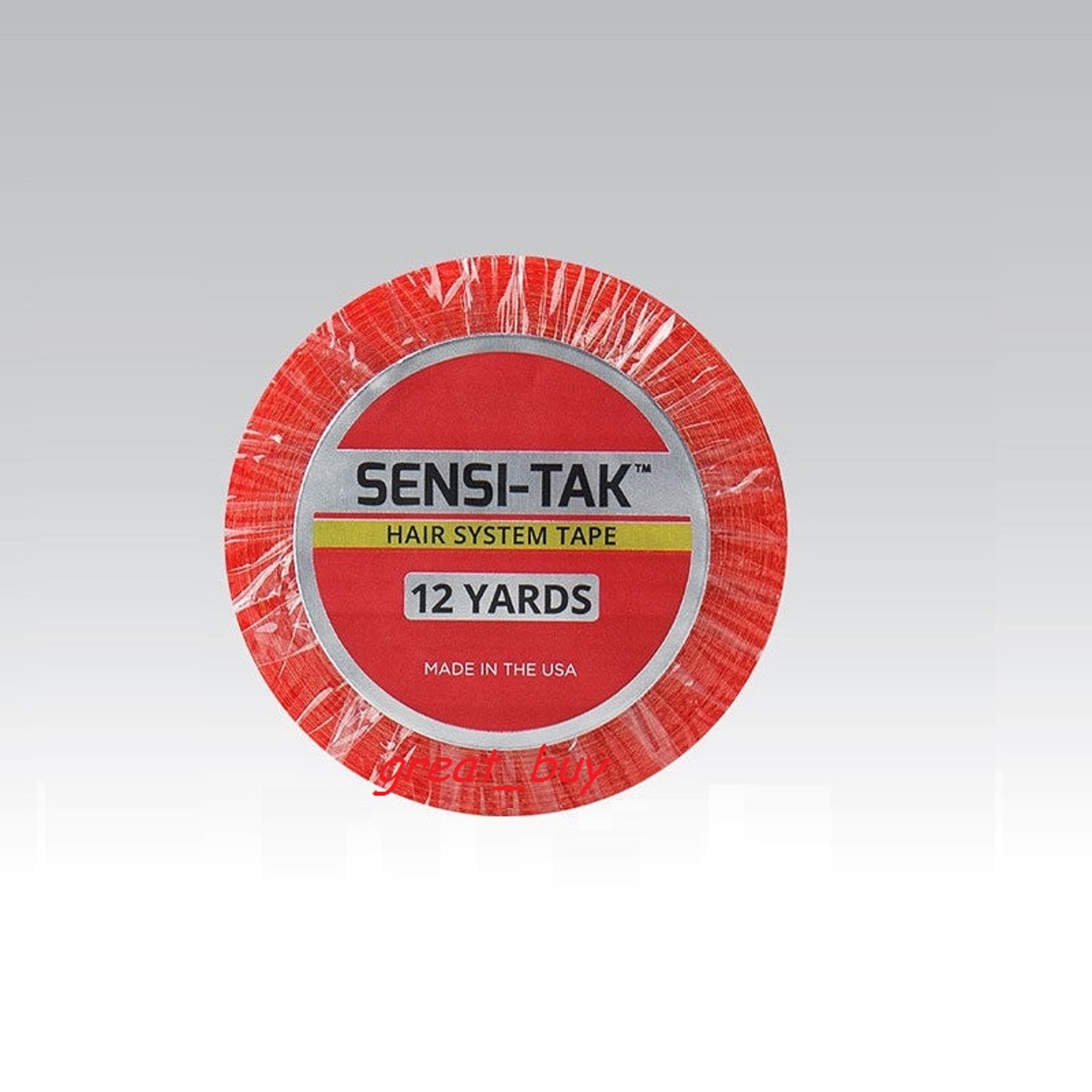 Walker Tape Sensi-Tak Red 1/2″ X 12 YD Roll _Poly Units Wig Hair System Tape New