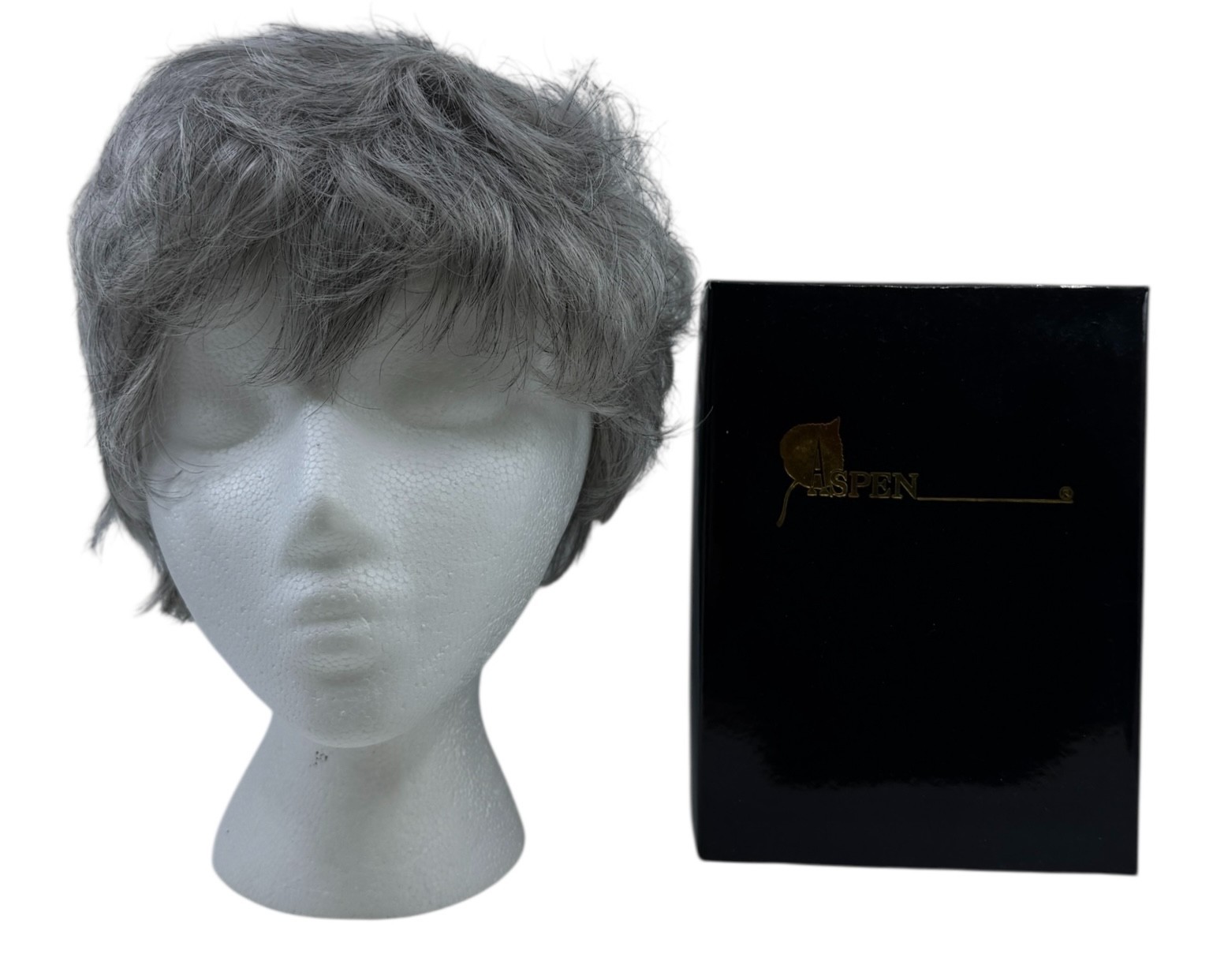 Aspen Short Women’s Gray Silver Full Net Wig CS-109 Sophie Color 59 in Box