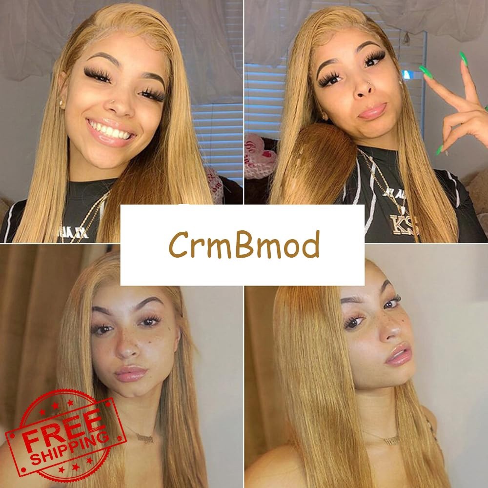 CrmBmod 28 30 Inch #27 Honey Blonde Kinky Straight