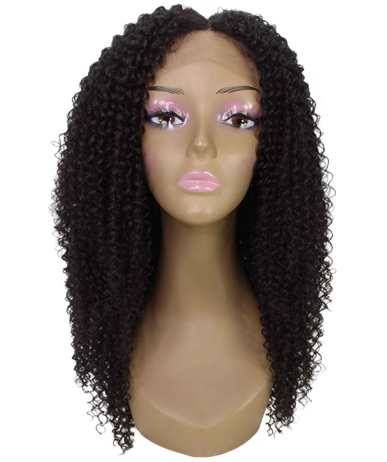 LUXLUXE Serenity Curly Ringlet 22 in Long Lace Front Wig,Heat Resistant