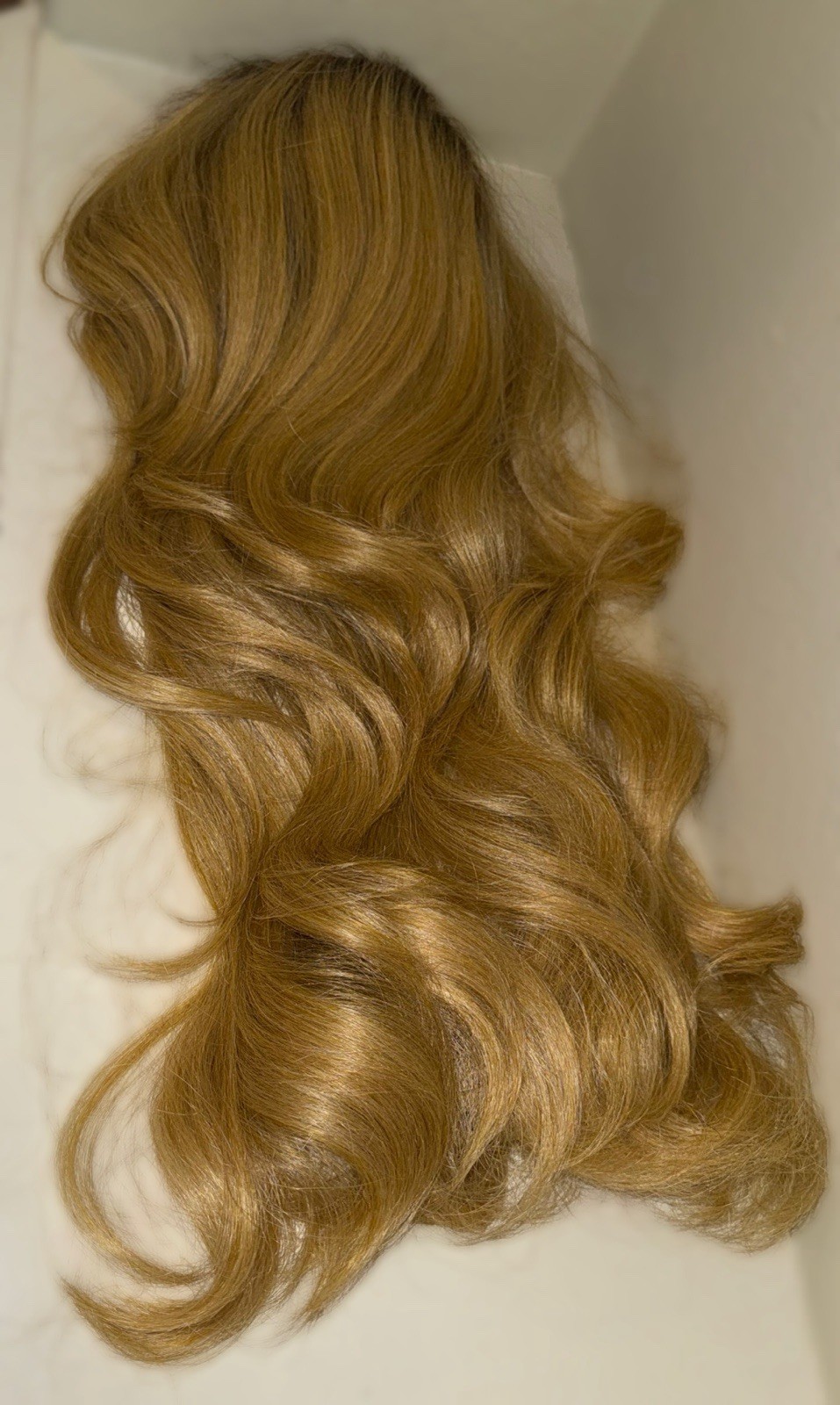 Gorgeous,26Inch,Golden Blonde,200% Density,MixedBlend Hair,Layered,LaceFront Wig