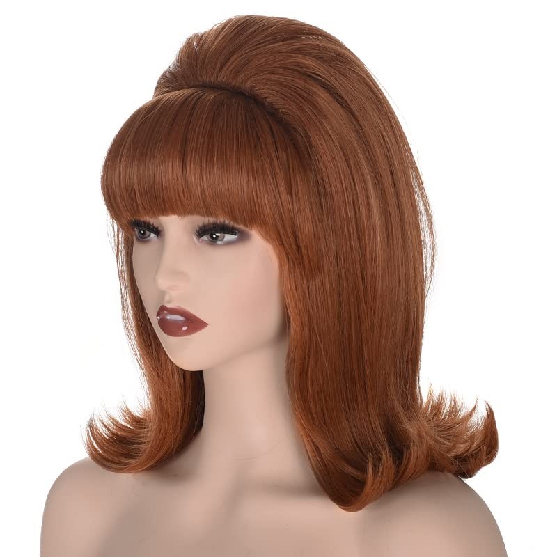 Womens Flip Wig 70S 60S Retro Beehive Style Bouffant Vintage Look Wig Costume Wo