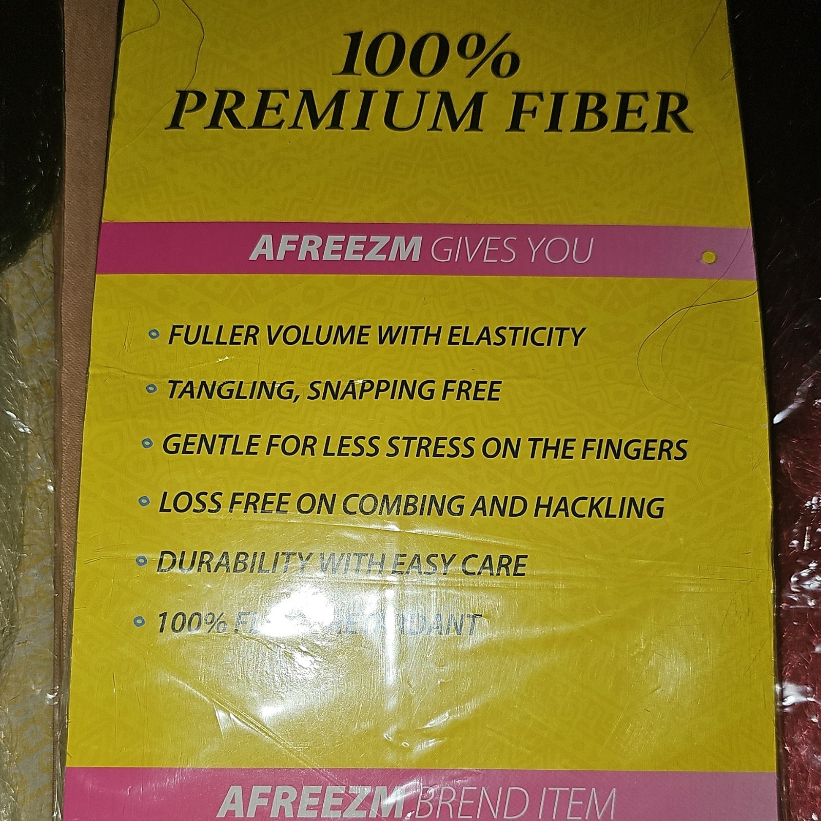 AFREEZM Braid Hair Extension TT1B/613 Synthetic Flame Retardant