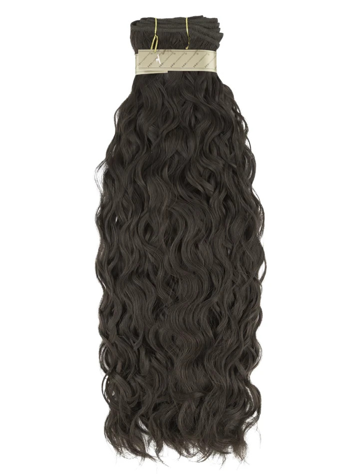 Bohyme French Refined Machine-Tied Weft Human Hair 14″ Color 1B