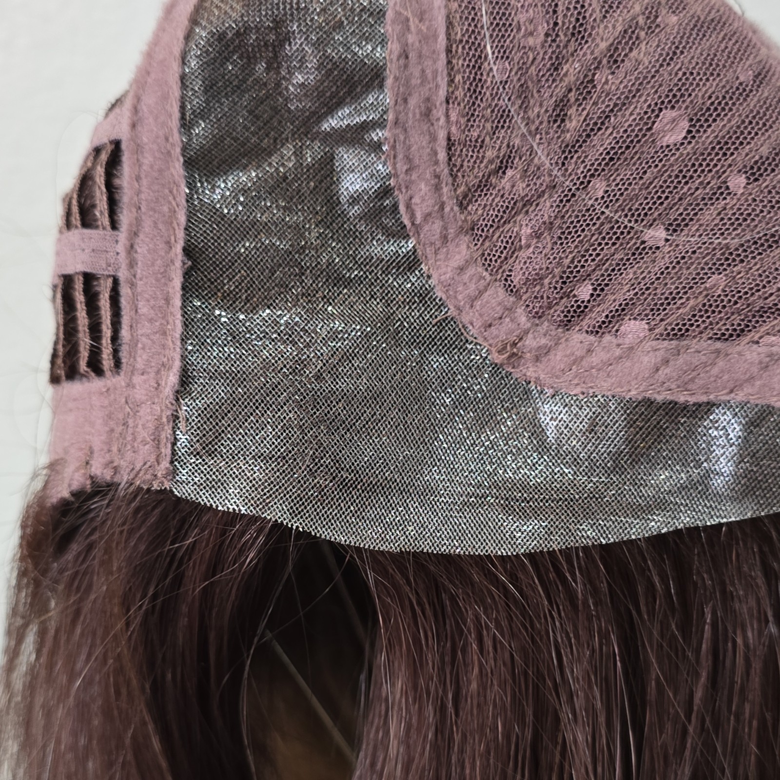 Ombré Brown Blond Wavy Wig Classic Cap Free-Part Adjustable Strap Medium 21-30in