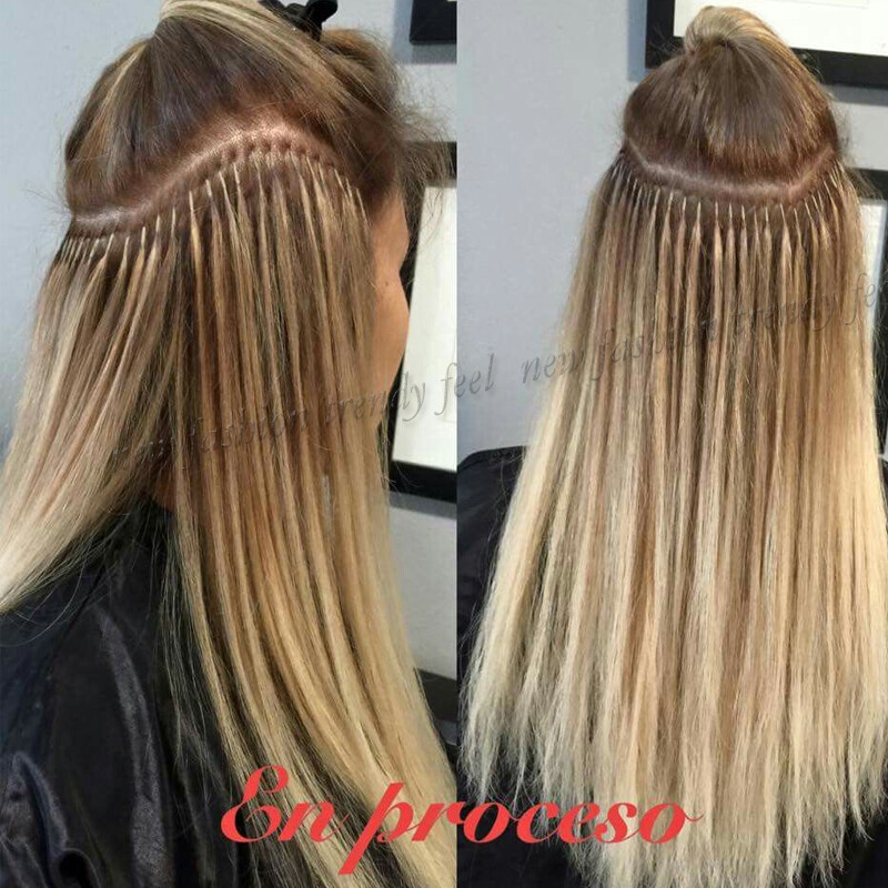 Pre Bonded Fusion Keratin Nail U Tip Remy 100% Human Hair Extensions 200g 300G